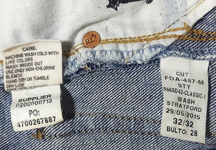 POLO Ralph Lauren 867 Classic Fit Denim Jeans  รูปที่ 6