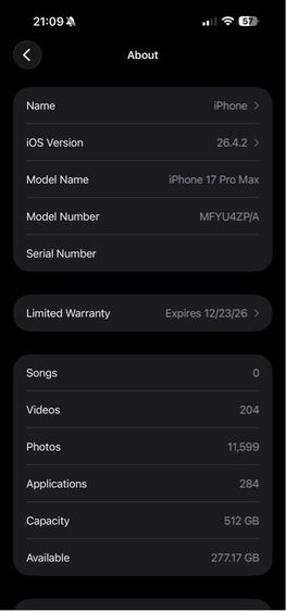 iPhone 17 Pro Max 512 Gb รูปที่ 8