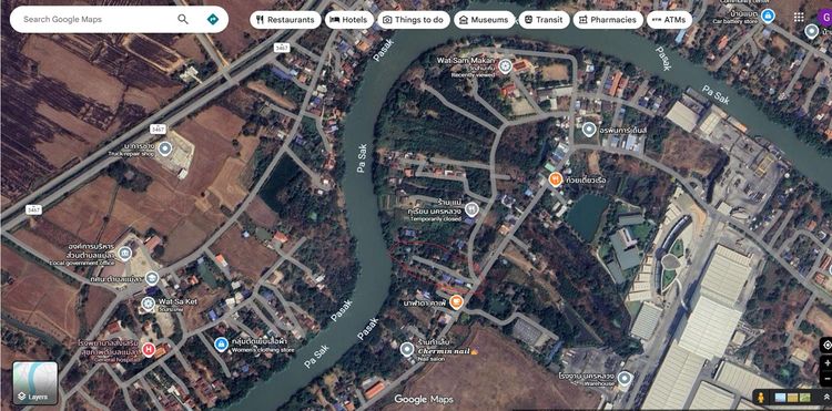 ขายที่ดินแปลงสวย  หน้าติดถนน-หลังติดแม่น้ำ 1 ไร่ 2 งาน 70 ตร.ว.  รูปที่ 4