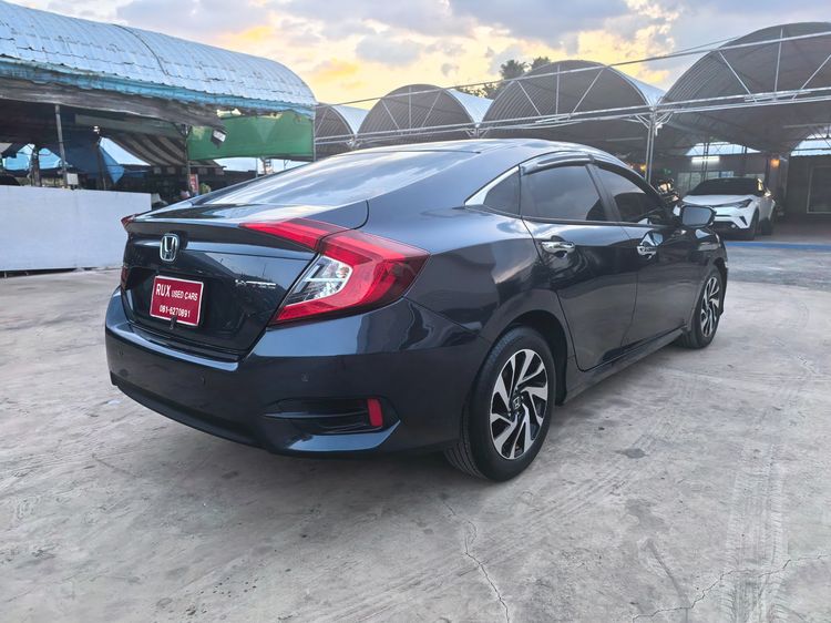 Honda Civic 2018 1.8 EL i-VTEC Sedan เบนซิน ไม่ติดแก๊ส เกียร์อัตโนมัติ น้ำเงิน รูปที่ 2