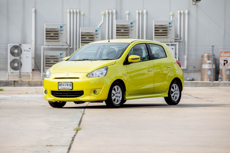 Mitsubishi Mirage 2013 1.2 GLS Sedan เบนซิน เกียร์อัตโนมัติ เหลือง รูปที่ 3
