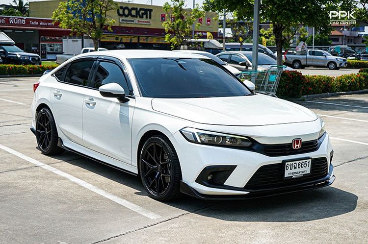 Honda Civic 2021 1.5 EL+ Sedan เบนซิน ไม่ติดแก๊ส เกียร์อัตโนมัติ ขาว รูปที่ 3