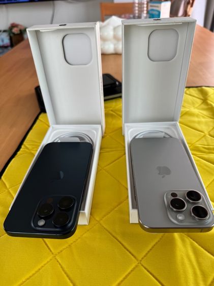 iPhone 15Pro ความจุ 1TB แบต100 รอบชาร์จ0 ของใหม่มือหนึ่งแค่แกะเช็คประกันศูนย์ไทย 1ปีเต็ม