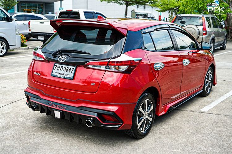 Toyota Yaris 2019 1.2 G Plus Sedan เบนซิน ไม่ติดแก๊ส เกียร์อัตโนมัติ แดง รูปที่ 4