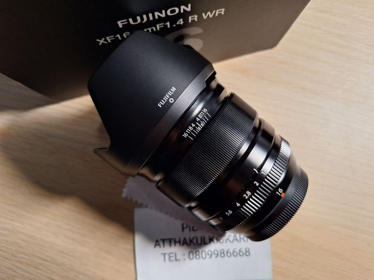 Fujifilm กล้องมิลเลอร์เลส ไม่กันน้ำ เลนส์ Fuji XF 16mm F1.4R WR Made In Japan อดีตประกันศูนย์ไทย Fujiflm Fujinon