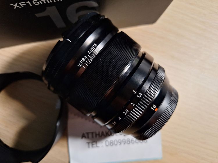 เลนส์ Fuji XF 16mm F1.4R WR Made In Japan อดีตประกันศูนย์ไทย Fujiflm Fujinon รูปที่ 2