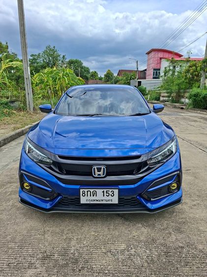 รถ Honda Civic 1.5 Turbo สี น้ำเงิน