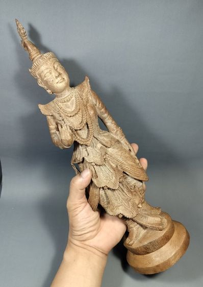 เทวดาไม้แกะพม่าของเก่า รูปที่ 12