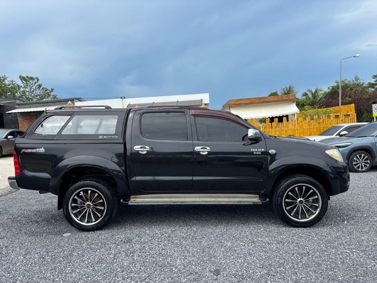 Toyota Hilux Vigo 2009 2.5 Double Cab E Prerunner VN Turbo Pickup ดีเซล เกียร์ธรรมดา ดำ รูปที่ 3