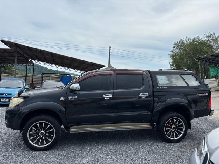 Toyota Hilux Vigo 2009 2.5 Double Cab E Prerunner VN Turbo Pickup ดีเซล เกียร์ธรรมดา ดำ รูปที่ 4