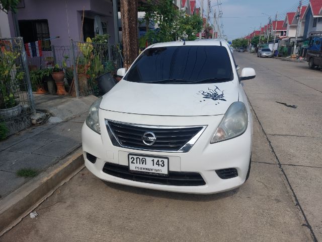 Nissan Almera 2013 1.2 E Sedan เบนซิน เกียร์อัตโนมัติ ขาว รูปที่ 3