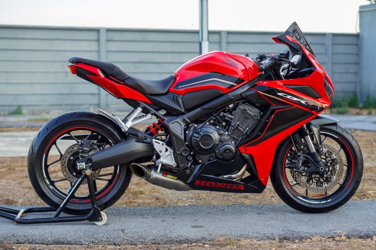  HONDA CBR650R ABS ปี 2023 วิ่งเพียง 600 km. พร้อมท่อแต่ง AKRAPOVIC แท้ รูปที่ 4
