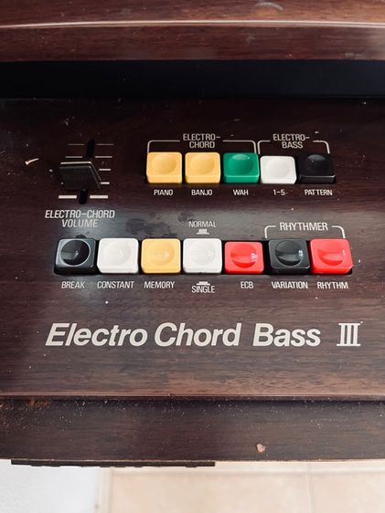 ขายออร์แกนไฟฟ้า  อิเล็กโทนวินเทจ Kawai DX Series สภาพสวย Electro Chord Bass III รูปที่ 10