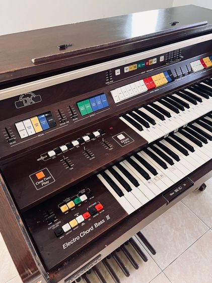 ขายออร์แกนไฟฟ้า  อิเล็กโทนวินเทจ Kawai DX Series สภาพสวย Electro Chord Bass III รูปที่ 5