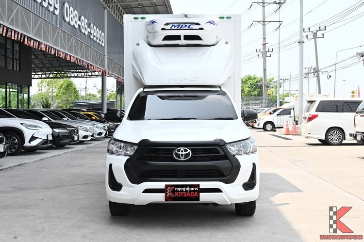 Toyota Hilux Revo 2023 2.4 Entry Pickup ดีเซล ไม่ติดแก๊ส เกียร์ธรรมดา ขาว รูปที่ 2