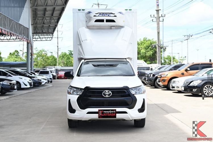 Toyota Hilux Revo 2024 2.4 Entry Pickup ดีเซล ไม่ติดแก๊ส เกียร์ธรรมดา ขาว รูปที่ 2
