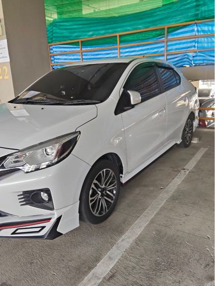 Mitsubishi Attrage 2021 1.2 Smart Sedan เบนซิน เกียร์อัตโนมัติ ขาว รูปที่ 2