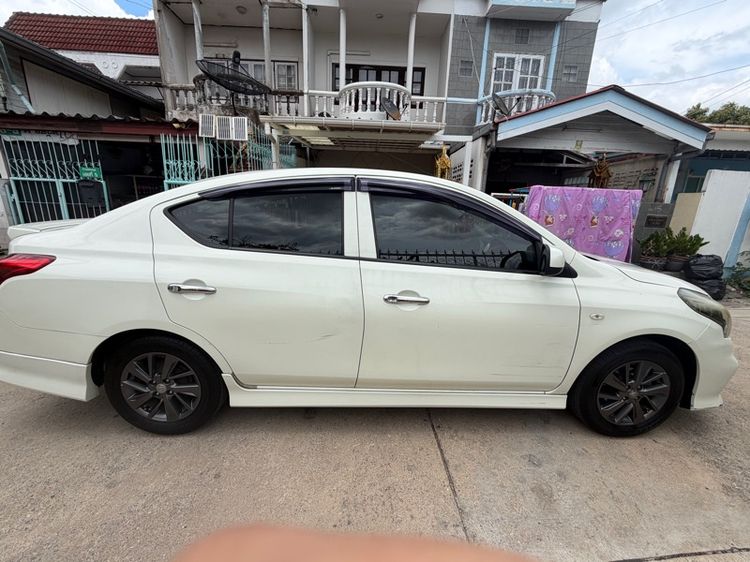 Nissan Almera 2016 1.2 E Sportech Sedan เบนซิน ไม่ติดแก๊ส เกียร์อัตโนมัติ ขาว รูปที่ 2