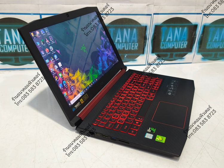 โน๊ตบุคเล่นเกมส์มือสอง ACER Nitro5 Intel I5-8300H Ram8GB SSD480GB GTX1050 4GB รูปที่ 3