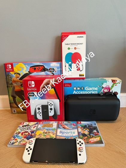 เกมส์ ขาย Nintendo Switch OLED ยกเซต สภาพใหม่กริบ กล่องครบ พร้อมเล่น 🎮