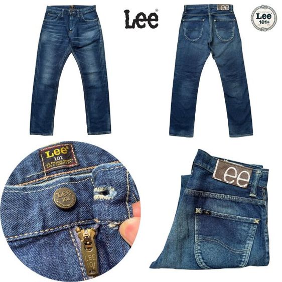 ฟ้า อื่นๆ กางเกงยีนส์ LEE 101 FOR PREMIUM QUALITY MADE IN JAPAN