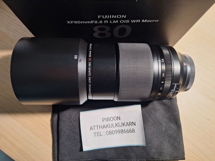 เลนส์มาโคร & ไมโคร Fuji XF 80mm F2.8 R OIS WR Macro 1ต่อ1 Fujinon Fujifilm ฟูจิ มาโคร เลนส์