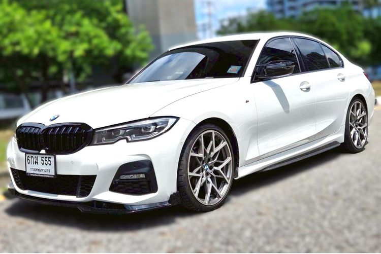 BMW Series 3 2020 320d Sedan ดีเซล ไม่ติดแก๊ส เกียร์อัตโนมัติ ขาว