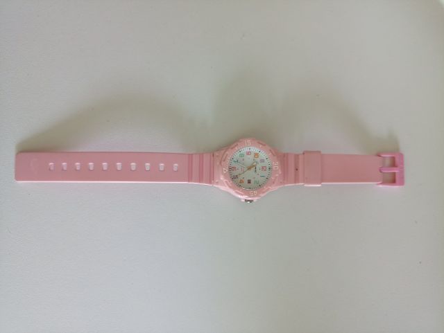 ขายนาฬิกา Casio แท้สีชมพู ใช้งานปกติ รูปที่ 3