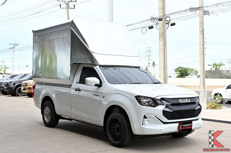 Isuzu D-MAX 2024 1.9 S Pickup ดีเซล ไม่ติดแก๊ส เกียร์ธรรมดา ขาว