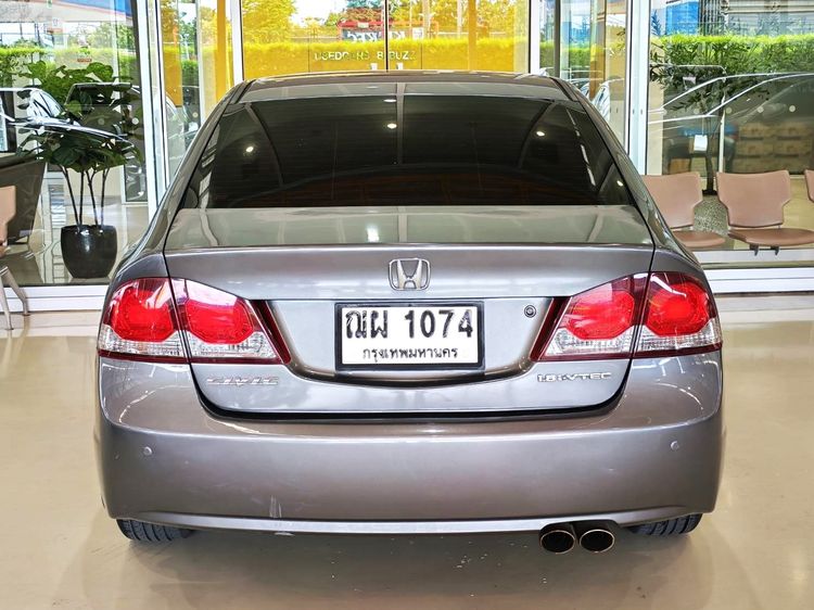 Honda Civic 2008 1.8 E i-VTEC Sedan เบนซิน ไม่ติดแก๊ส เกียร์อัตโนมัติ เทา รูปที่ 4