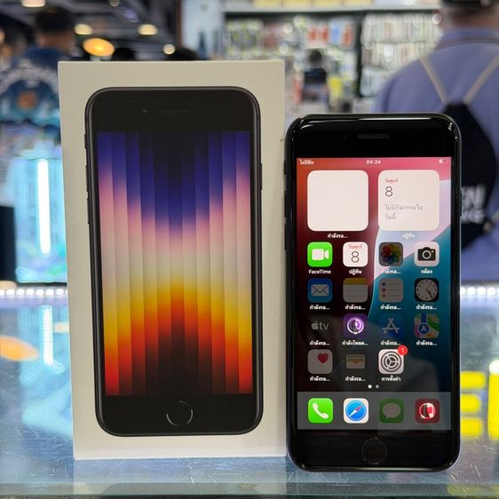 อื่นๆ 64 GB iPhone SE3 2022 64GB สีดำ เครื่องศูนย์ โมเดลTH สภาพสวยมากๆ รองรับ5G สุขภาพแบต94 ครบยกกล่อง🔥🔥
