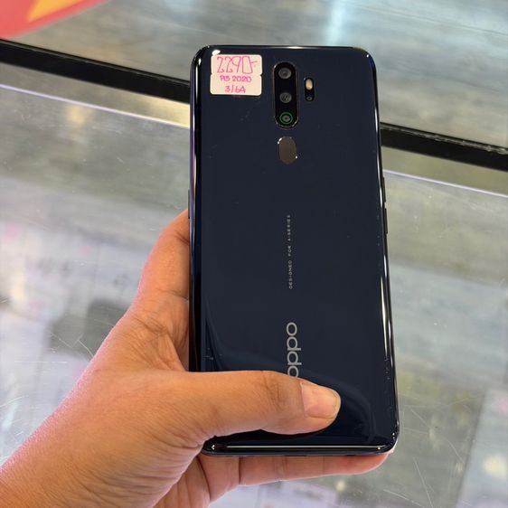Oppo A5 2020 สีดำ เครื่องศูนย์ สภาพสวยมาก จอ6.5นิ้ว แรม3รอม64 Snap665 กล้องหลัง3ตัว🔥🔥 รูปที่ 2