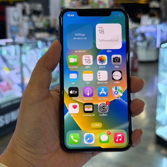 256 GB iPhone X 256GB สีดำ เครื่องศูนย์ โมเดลTH สภาพสวยมากๆ🔥🔥