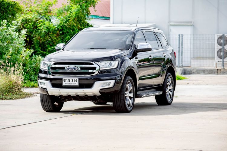 Ford Everest 2016 3.2 Titanium 4WD Utility-car ดีเซล เกียร์อัตโนมัติ ดำ
