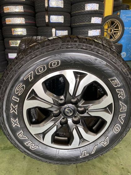 17 นิ้ว mazda bt-50 6 รู 139 พร้อมยาง 265 65 17 maxxis.at ยกชุดสภาพใช้งานได้ปกติ รูปที่ 4