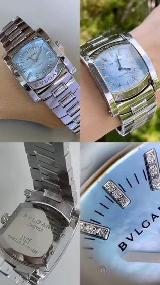 Bvlgari Assioma AA44S หน้าฟ้า ฝังเพชรแท้ รูปที่ 11