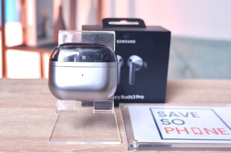 Samsung Galaxy Buds 3 Pro สี Gray เครื่องสวยใช้งานน้อย ราคาเพียง 2,990.- มีประกันร้าน 60 วัน