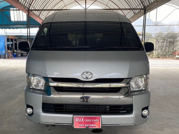 Toyota Commuter 2017 3.0 Van ดีเซล ไม่ติดแก๊ส เกียร์อัตโนมัติ เงิน รูปที่ 3