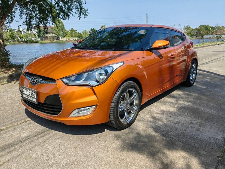 Hyundai Veloster 2014 1.6 Sedan เบนซิน ไม่ติดแก๊ส เกียร์อัตโนมัติ ส้ม