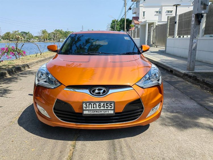 Hyundai Veloster 2014 1.6 Sedan เบนซิน ไม่ติดแก๊ส เกียร์อัตโนมัติ ส้ม รูปที่ 3