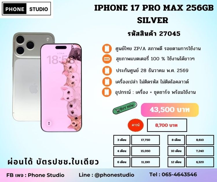 256 GB iPhone 17 Pm