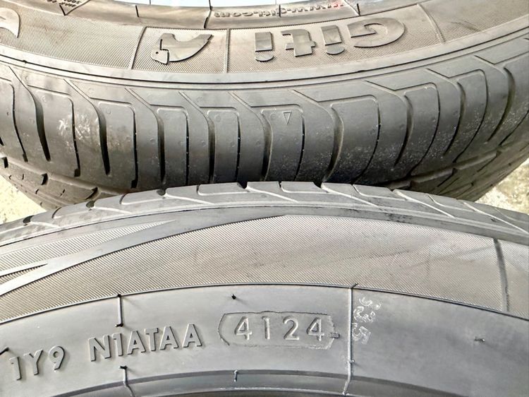 ยางถอดป้ายแดงขอบ 19” ยี่ห้อ GITI ขนาด 235-50R19 ปี 24 ตุ่มหน้ายางยังอยู่ครบ  รูปที่ 3