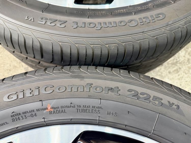 ยางถอดป้ายแดงขอบ 19” ยี่ห้อ GITI ขนาด 235-50R19 ปี 24 ตุ่มหน้ายางยังอยู่ครบ  รูปที่ 2
