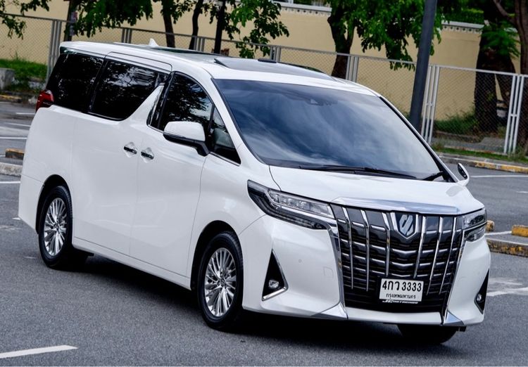 Toyota Alphard 2021 3.5 G F-Package Van เบนซิน ไม่ติดแก๊ส เกียร์อัตโนมัติ ขาว รูปที่ 3