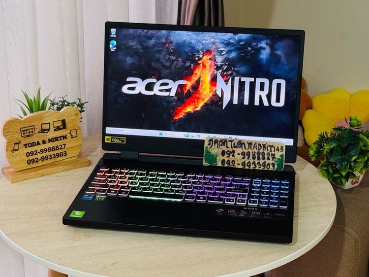 Acer Nitro Gaming Core i7 Gen12 การ์ดจอแยก Nvidia RTX3050  ,Ram 16G , M.2 Pcle 512G จอ15.6" Full HD 165Hz คีย์บอร์ดไฟ RGB 