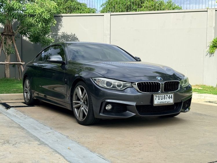BMW Series 4 2014 420d Sedan ดีเซล ไม่ติดแก๊ส เกียร์อัตโนมัติ เทา