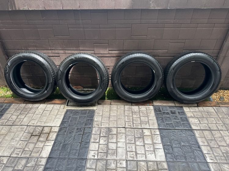 ยางถอดป้ายแดงจากรถ Deepal S05 Goodyear ขนาด 225 60 R18