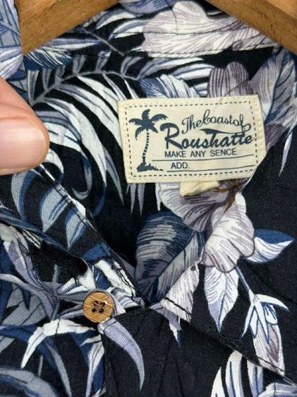 เสื้อเชิ้ตฮาวาย Rounhatt Hawaii shirt (Rayon) Size L รูปที่ 5