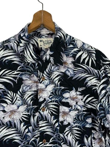 เสื้อเชิ้ตฮาวาย Rounhatt Hawaii shirt (Rayon) Size L รูปที่ 4