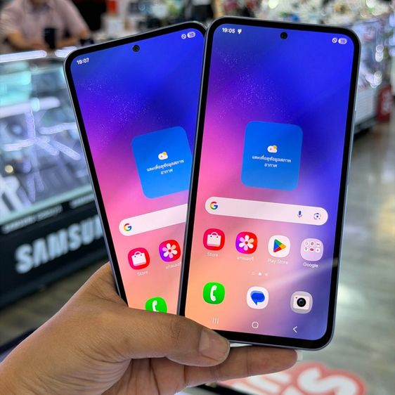 Samsung A54 5G สีม่วง เครื่องศูนย์ สภาพสวยมากๆ จอ6.4นิ้ว แรม8รอม128 กล้อง50ล้าน(3ตัว)🔥🔥